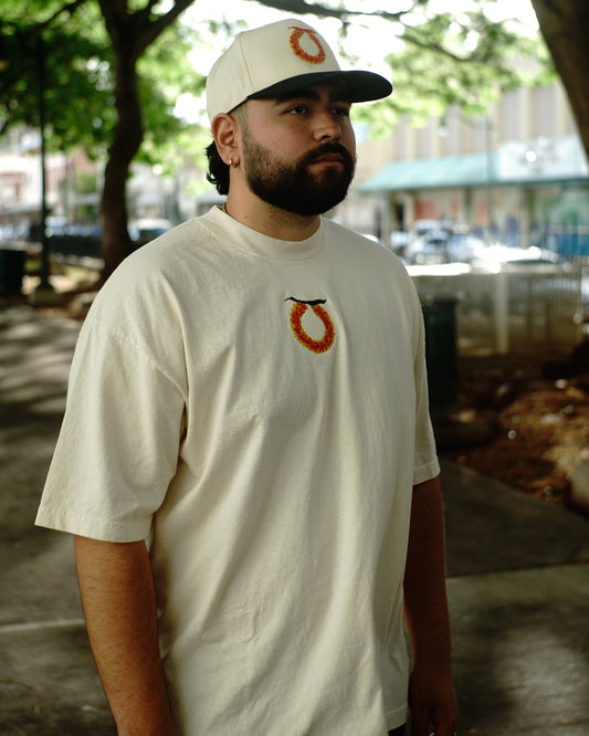LEI HULU HUMU TEE - (DRY KAPA)